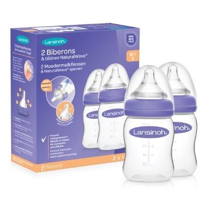 Lansinoh Fles Natural 2st. 160ml