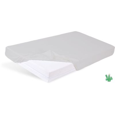 Babymatex Ledikanthoeslaken Bamboo Light Grey 60x120cm