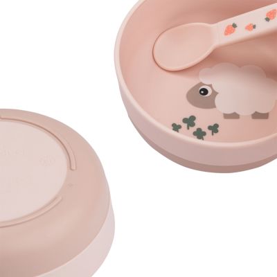 Done By Deer Bord - Tiny Farm - Rond - 14 cm - Powder