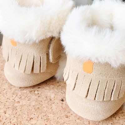 Baby Dutch Winterboot Hoog Beige