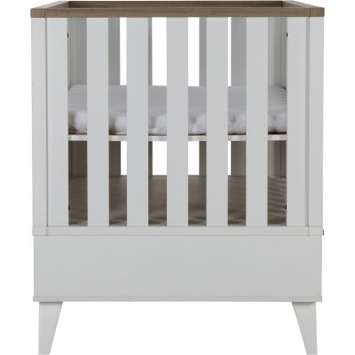 Interbaby Box Met Lade Lancaster  Wit/ Visgraatmotief