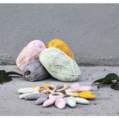 Babyjem Houten Bijtring Konijn Groen