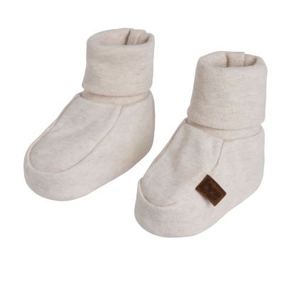 Baby's Only Slofjes Melange Warm Linen 0-3 mnd 3-6 mnd