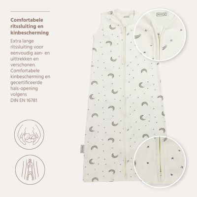 Meyco Slaapzak Ongevoerd Interlock Jersey Moon Indigo 60 cm