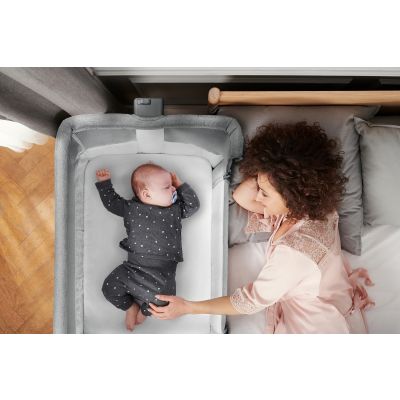 Kinderkraft Wieg Neste Air Grey Wood