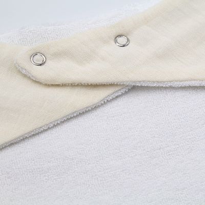 Babyjem Bandana Slab Met Houten Bijtring Ecru