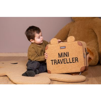 Childhome Mini Traveller Kinderkoffer Teddy Brown