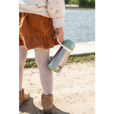 Béaba Drinkfles Roestvrij Staal Groen 350ml