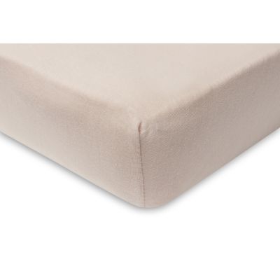Jollein Ledikanthoeslaken Jersey 60 x 120 cm Pale Pink/Rosewood 2-pack