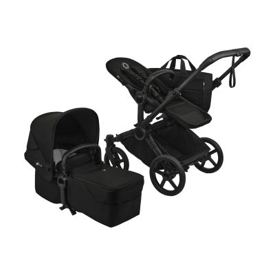Bugaboo Donkey 6 Single Kinderwagen 2-in-1 - Essentiël Bundel - Black/Heritage Black Bugaboo Donkey 6 Single Kinderwagen 2-in-1 - Essentiël Bundel - Black/Heritage Black