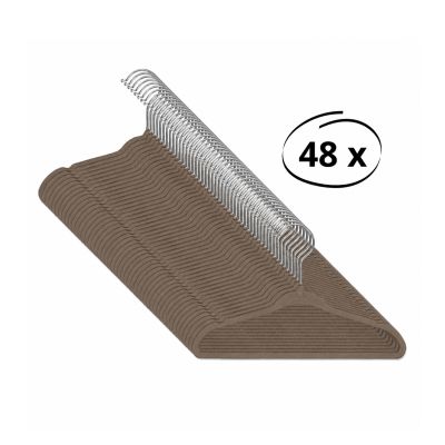 Puck Kledinghanger Velours 48 stuks