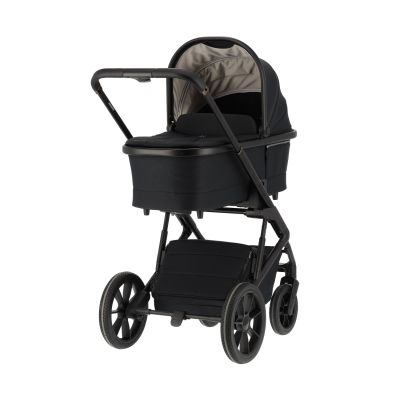 Qute Q-Rider Plus Kinderwagen 4-in-1 Midnight Black | Maxi-Cosi Cabriofix i-Size Essential Black