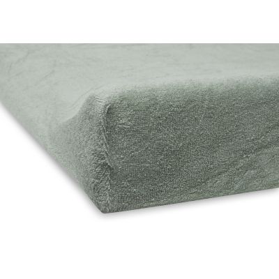 Jollein Aankleedkussenhoes Badstof Ash Green/Leaf Green 2-pack