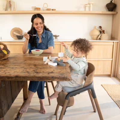 Bugaboo Giraffe Base Wood/Grey