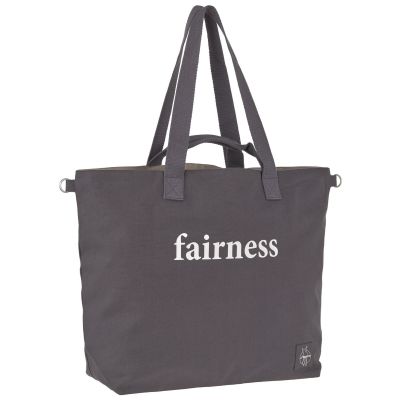 Lässig Cotton Statement Shopper Anthracite