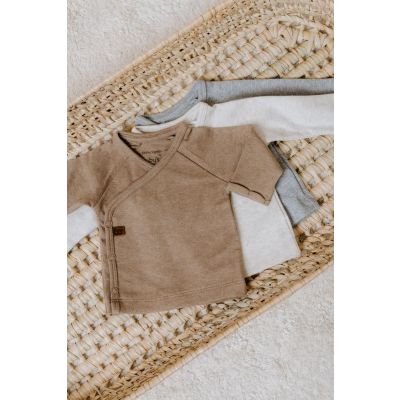 Baby's Only Trui Met Overslag Melange Clay