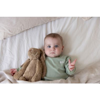 Feetje Pyjama Wafel Groen melange mt 62