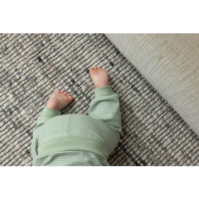 Feetje Pyjama Wafel Groen melange maat 80