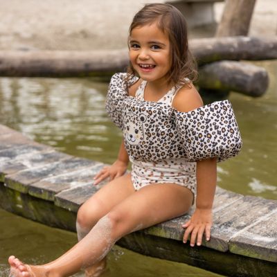 Swim Essentials Exclusive Puddle Jumper - 2-6 jaar - Beige Leopard