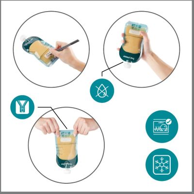 Babymoov Herbruikbare Drinkzakjes ISY Pouches (20Stuks)