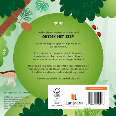 Lantaarn Boek Wie Woont Hier? In Het Bos