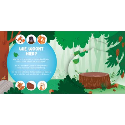 Lantaarn Boek Wie Woont Hier? In Het Bos