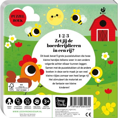 Imagebooks Vriendjes In Een Rij Op De Boerderij