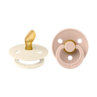 BiBs Fopspeen - Anatomisch - 2 Stuks - 0-6 Mnd - Ivory/Blush BiBs Fopspeen - Anatomisch - 2 Stuks - 0-6 Mnd - Ivory/Blush