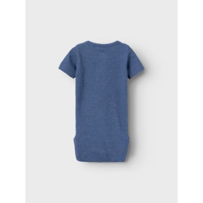 Name It Romper Kab Button Korte Mouw Bijou Blue  50