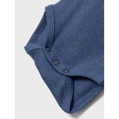 Name It Romper Kab Button Korte Mouw Bijou Blue  50