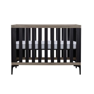 Interbaby Ledikant 70 x 140 Strips Zwart