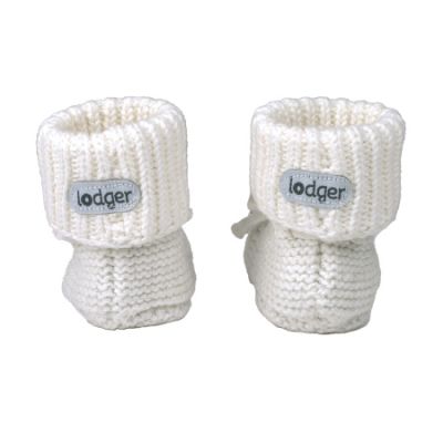 Lodger Slipper Knit Cloud Dancer 0-6mnd 0-6 maanden