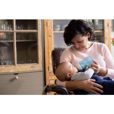 Philips Avent Fles Natural Response Blauw 260ml Philips Avent Fles Natural Response Blauw 260ml
