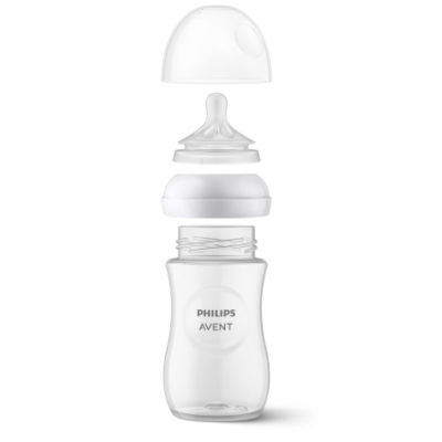 Philips Avent Fles Natural Response Blauw 260ml Philips Avent Fles Natural Response Blauw 260ml