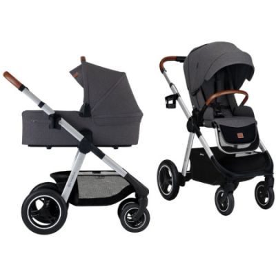 Kinderkraft Everyday 2 in 1 Dark Grey / Silver Frame 
