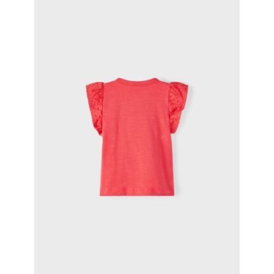 Name It Top Ruffle Joline Watermelon 62