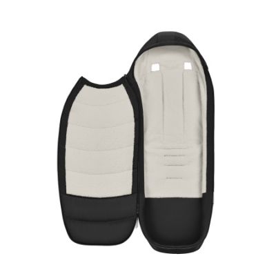 Cybex Platinum Footmuff Sepia Black - Black