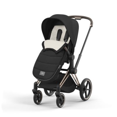 Cybex Platinum Footmuff Sepia Black - Black