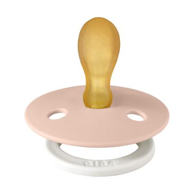 Bibs Fopspeen Latex Symmetric 0-6mnd Glow Blush / Vanilla (2-Pack)
