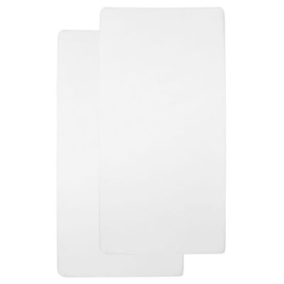 Meyco Wieghoeslaken Jersey Wit 40 x 80/90 cm (2-Pack)