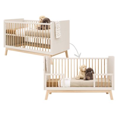 Bopita Bedbank 70 x 140 Lines Dune / Naturel