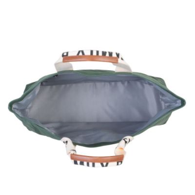 Childhome Family Bag Signature Canvas Groen