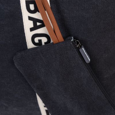 Childhome Family Bag Signature Canvas Zwart