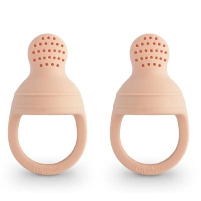 Mushie Fresh Food Feeder Blush (2 stuks)