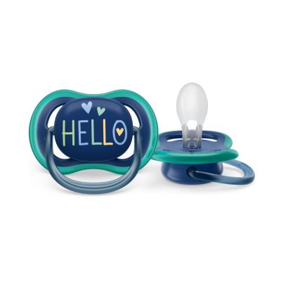 Philips Avent Fopspeen Ultra Air Elephant / Hello 18mnd+ (2 stuks) SCF349/18
