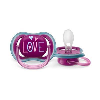 Philips Avent Fopspeen Ultra Air Elephant / Love 18mnd+ (2 stuks) SCF349/22
