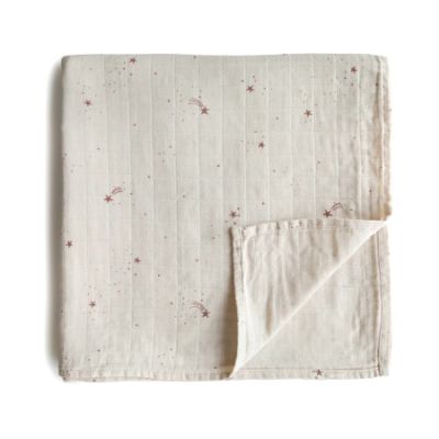 Mushie Swaddle Falling Stars 120 x 120 cm