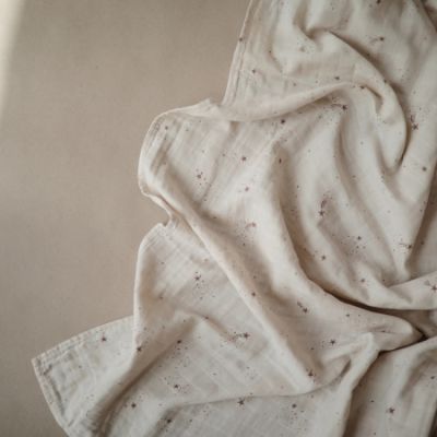 Mushie Swaddle Falling Stars 120 x 120 cm