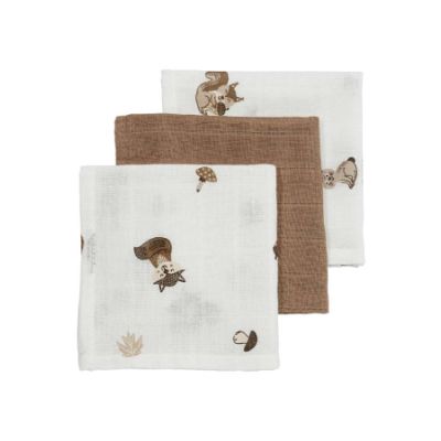 Meyco Starterset Hydrofiel Forest Animals Toffee 9-Pack
