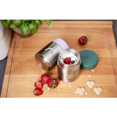 Lässig Food Jar Happy Rascals Heart Lavender